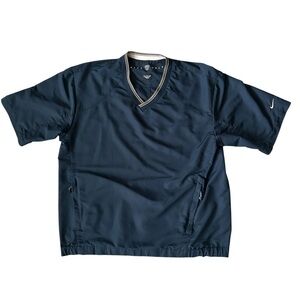 Nike golf men’s navy blue pullover V-neck shirt. Size large.​
